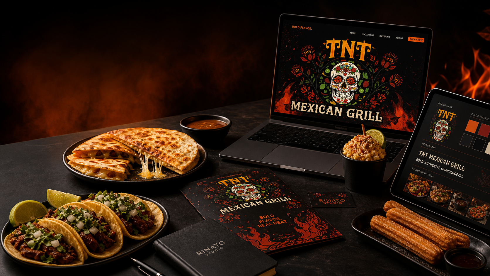 TNT Mexican Grill — food truck branding in Washington D.C.