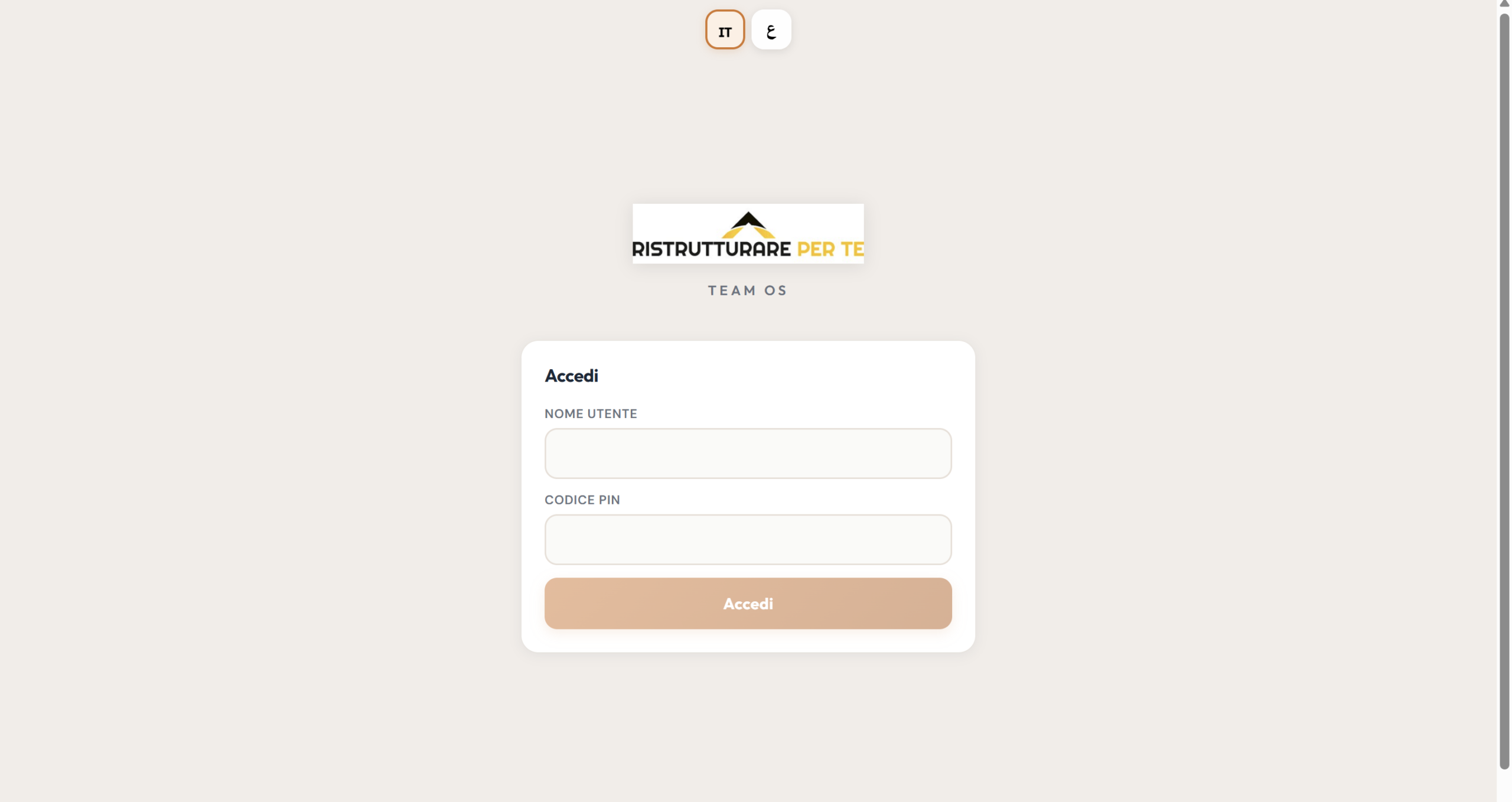 Ristrutturare per Te — hero photo (worksite, tool in use, or interface)